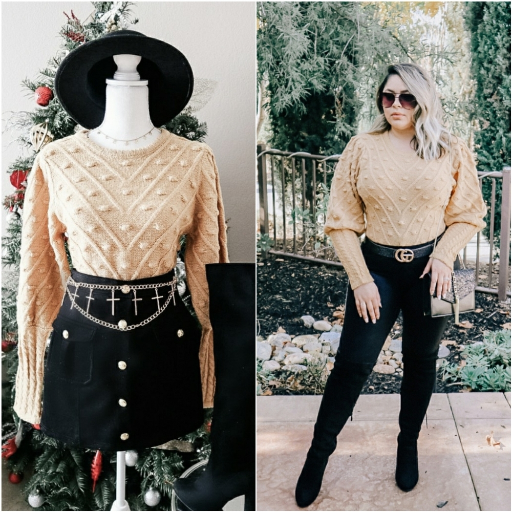 Pom pom sweater